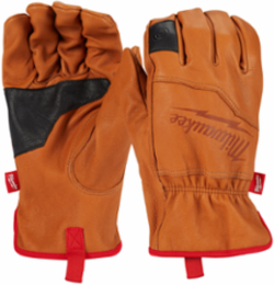 Goatskin Leather Gloves, Medium Size, Reinforced Palm, Smartswipe™ Knuckle