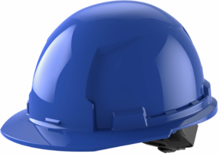 Blue Hard Hat - Type 1, Class E, 4-Point Ratcheting Suspension