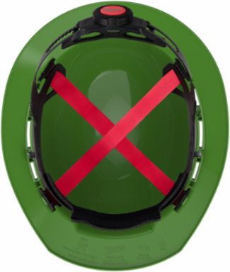Green Full Brim Hard Hat with 4pt Ratcheting Suspension, Type 1 Class E