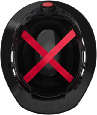 Black Full Brim Hard Hat with Ratcheting Suspension - Type 1, Class E, Adjustable Fit