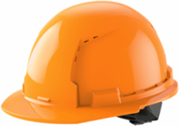 Orange Vented Hard Hat, Class C, Adjustable Fit, HDPE, BOLTTM Accessory Compatible