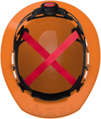 Orange Full Brim Vented Hard Hat, Type 1 Class C, Impact Resistant, HDPE