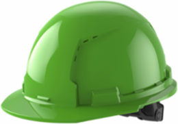 Green Vented Hard Hat with 6pt Ratcheting Suspension, ANSI Type 1, Class C