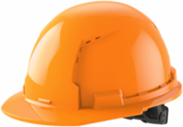 Orange Vented Hard Hat with 6pt Ratcheting Suspension, ANSI Class C