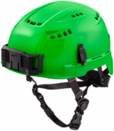 Green Vented Safety Helmet, Type 2 Class C, Adjustable Fit, LEXAN™ Polycarbonate