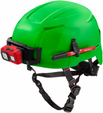 Green Type 2 Class E Safety Helmet, Adjustable Fit, LEXAN™ Polycarbonate