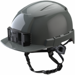 Gray Safety Helmet Type 2 Class E with Adjustable Fit and Impact Resistance