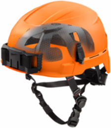 BOLT™ Orange Safety Helmet with IMPACT ARMOR™, ANSI Type 2 Class E