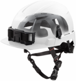 BOLT White Safety Helmet with IMPACT ARMOR Liner - ANSI Type 2 Class E