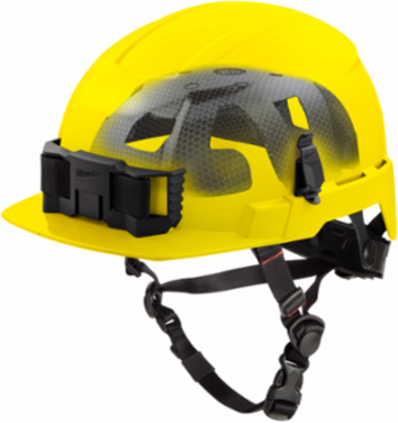 BOLT™ Yellow Front Brim Safety Helmet, Type 2 Class E, Impact Armor Liner