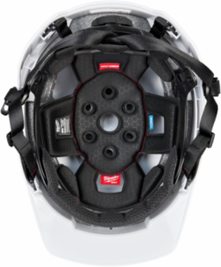 BOLT™ Red Safety Helmet, Type 2 Class E, Impact Armor Liner, Adjustable Fit