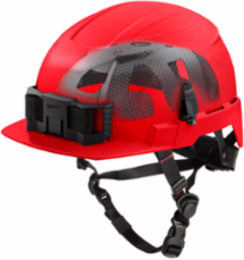 BOLT™ Red Safety Helmet, Type 2 Class E, Impact Armor Liner, Adjustable Fit