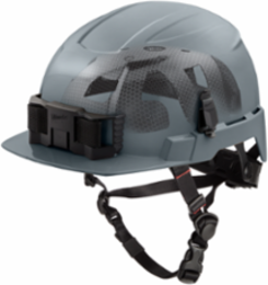 BOLT™ Gray Front Brim Safety Helmet with IMPACT ARMOR™, Type 2 Class E