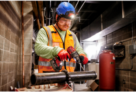 BOLT™ Eye Visor - Clear Dual Coat Lens (Compatible with Milwaukee® Safety Helmets)