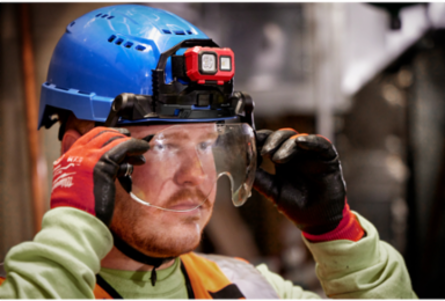 BOLT™ Eye Visor - Clear Dual Coat Lens (Compatible with Milwaukee® Safety Helmets)