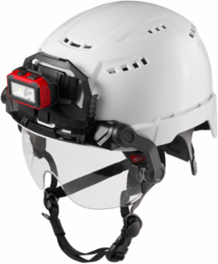 BOLT™ Eye Visor - Clear Dual Coat Lens (Compatible with Milwaukee® Safety Helmets)