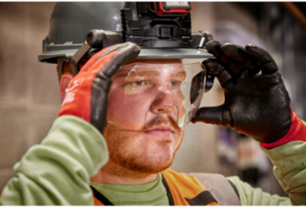 BOLT™ Eye Visor - Tinted Dual Coat Lens, 5 Inch Height, 10 Inch Width, Polycarbonate