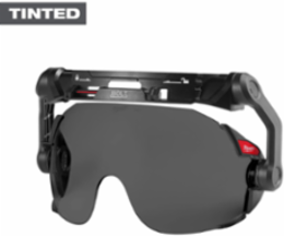 BOLT™ Eye Visor - Tinted Dual Coat, 8.5 Inch Wide, Compatible with Safety Helmets