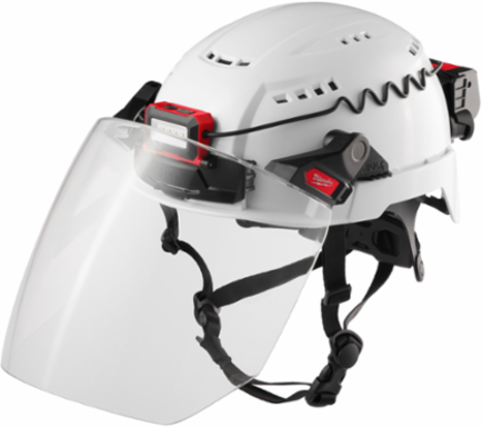 BOLT™ Full Face Shield - Clear Polycarbonate, 8.5 Inch Width, ANSI Z87.1+ Rated