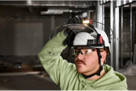 BOLT™ Gasketed Full Face Shield -Clear Dual Coat Lens(Compatible with Milwaukee® BOLT™ Safety Helmets & BOLT™ Hard Hats)