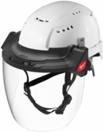 BOLT™ Gasketed Full Face Shield -Clear Dual Coat Lens(Compatible with Milwaukee® BOLT™ Safety Helmets & BOLT™ Hard Hats)