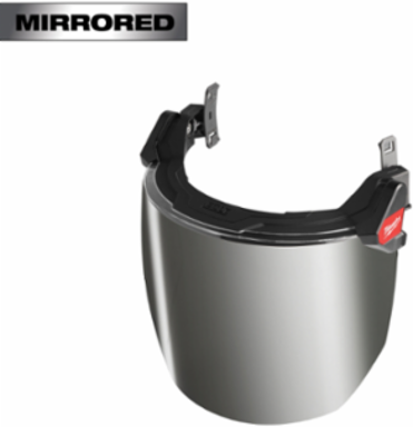 BOLT™ Full Face Shield - Mirrored Dual Coat Lens (Compatible with Milwaukee® BOLT™ Safety Helmets & BOLT™ Hard Hats)