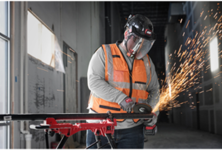 BOLT™ Full Face Shield - Mirrored Dual Coat Lens (Compatible with Milwaukee® BOLT™ Safety Helmets & BOLT™ Hard Hats)