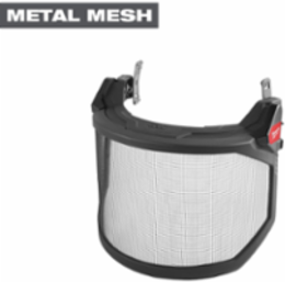 BOLT™ Metal Mesh Full Face Shield, 10 Inch x 9.5 Inch, Durable Stainless Steel