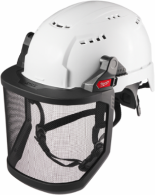 BOLT™ Metal Mesh Full Face Shield, 9.5 Inch Visor Height, Compatible with Safety Helmets