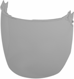 5pk Gray Face Shield Replacement Lenses, 10.3 Inch Width, 9.06 Inch Height