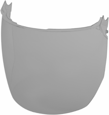 BOLTTM Gray Face Shield Replacement Lenses - 10 Pack, 9.06 Inch x 11.0 Inch Polycarbonate