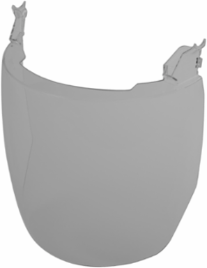 Gray Dual Coat Replacement Face Shields - 10 Pack, ANSI Z87.1+ Rated, Polycarbonate