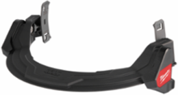 BOLTTM Full Face Shield Mount for Safety Helmets & Hard Hats, 10 Inch Width, Adjustable Fit