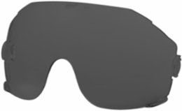 10pk Tinted Eye Visor Replacement Lenses, 8.07 Inch x 4.33 Inch, Polycarbonate