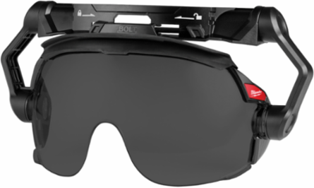 10pk Gasketed Tinted Eye Visor Replacement Lenses (Milwaukee® BOLT™ Safety Helmet & BOLT™ Hard Hat Mount)
