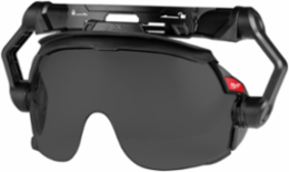 10pk Gasketed Tinted Eye Visor Replacement Lenses (Milwaukee® BOLT™ Safety Helmet & BOLT™ Hard Hat Mount)