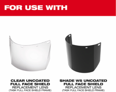 BOLT™ Task Full Face Shield Replacement Frame (Safety Helmets & Hard Hats)