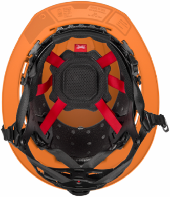 BOLT™ Orange Full Brim Non-Vented Safety Helmet – Type 2, Class E