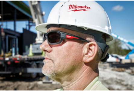 Tinted High Performance Safety Glasses, Military Grade Impact Protection, Fog-Free Lenses