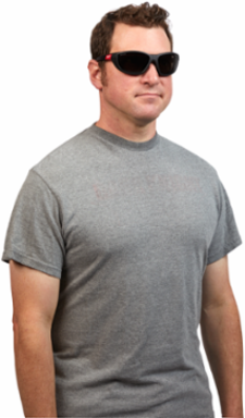Polarized High Performance Safety Glasses with Gasket, Military Grade Impact Protection