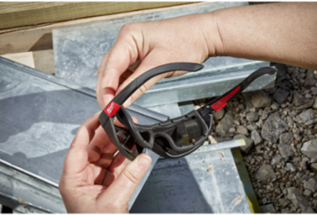 Polarized High Performance Safety Glasses with Gasket, Military Grade Impact Protection