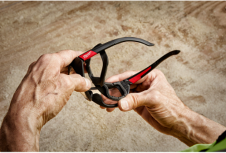 Polarized High Performance Safety Glasses with Gasket, Military Grade Impact Protection