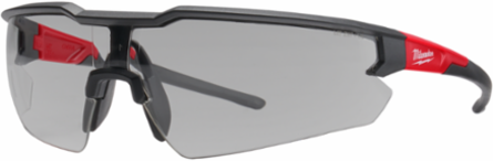 Anti-Scratch Safety Glasses with Gray Polycarbonate Lenses
