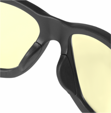 Performance Safety Glasses, Yellow Fog-Free Lenses, Military Grade Protection