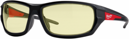 Performance Safety Glasses, Yellow Fog-Free Lenses, Military Grade Protection