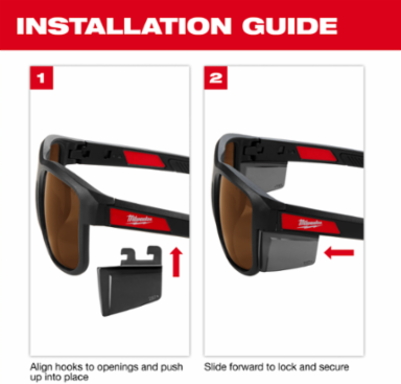 Full Frame Safety Glasses with Removable Side Shields – Brown Anti-Scratch Lenses