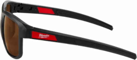 Full Frame Safety Glasses with Removable Side Shields – Brown Anti-Scratch Lenses