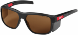 Full Frame Safety Glasses with Removable Side Shields – Brown Anti-Scratch Lenses
