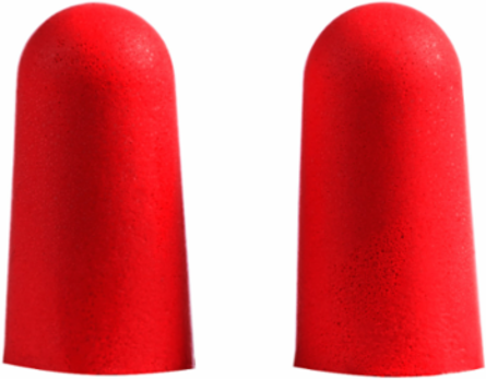 Disposable Foam Ear Plugs, NRR 32 dB, 100 Pairs, One Size Fits All