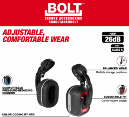 BOLT™ 26dB Earmuffs